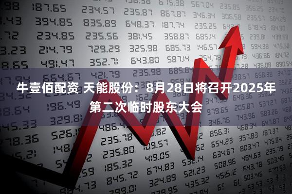 牛壹佰配资 天能股份：8月28日将召开2025年第二次临时股东大会
