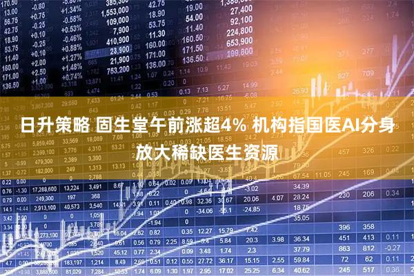 日升策略 固生堂午前涨超4% 机构指国医AI分身放大稀缺医生资源