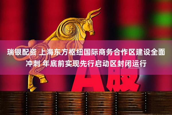 瑞银配资 上海东方枢纽国际商务合作区建设全面冲刺 年底前实现先行启动区封闭运行